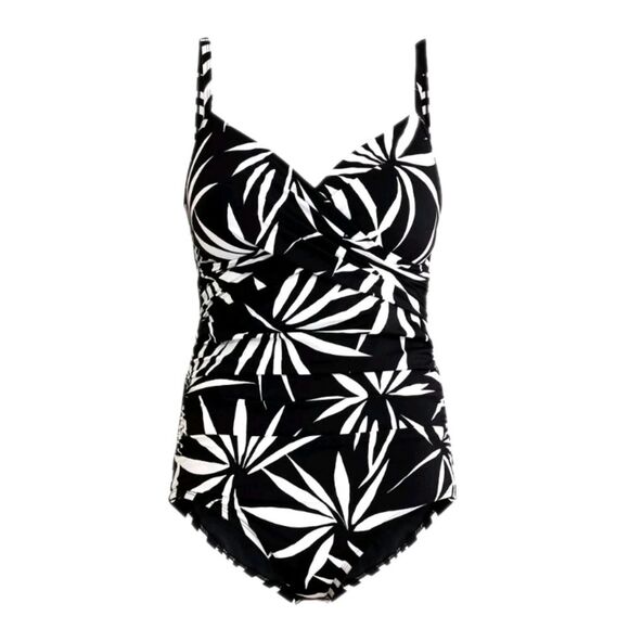 Embrace Your Curves Miracle Brands Women's XL (16-8) Josephine 1pc Swimsuit NWT - Picture 2 of 5